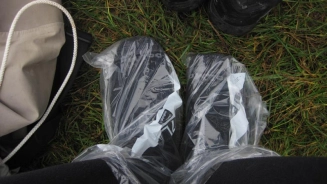 Ready to get into the waders Ready to get into the waders