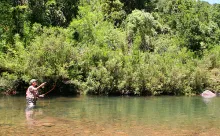 User submitted picture: Casteando frente al Pozon...